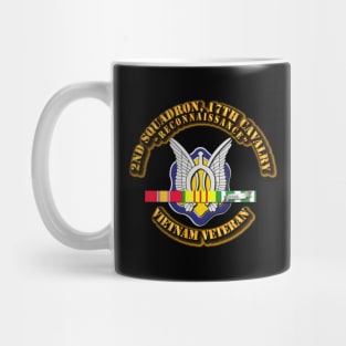 2nd Squadron, 17th Cavalry w SVC Ribbon Mug